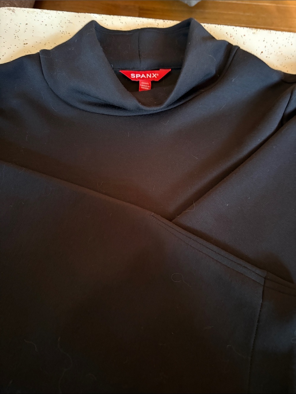 SPANX women’s Black Turtleneck Pullover Sweater